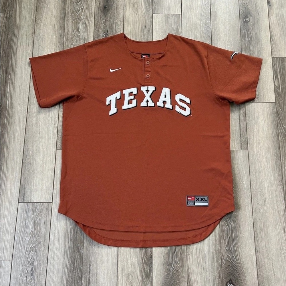 Nike Texas Orange Short Sleeve Jersey L